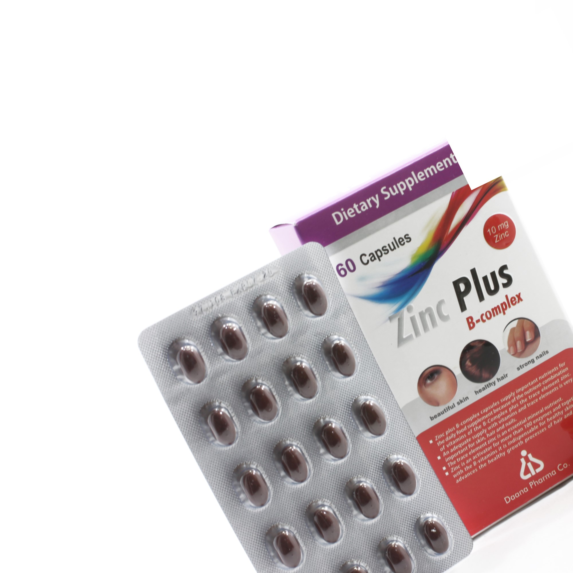 زینک پلاس - ب کمپلکس 10 میلی گرم دانا