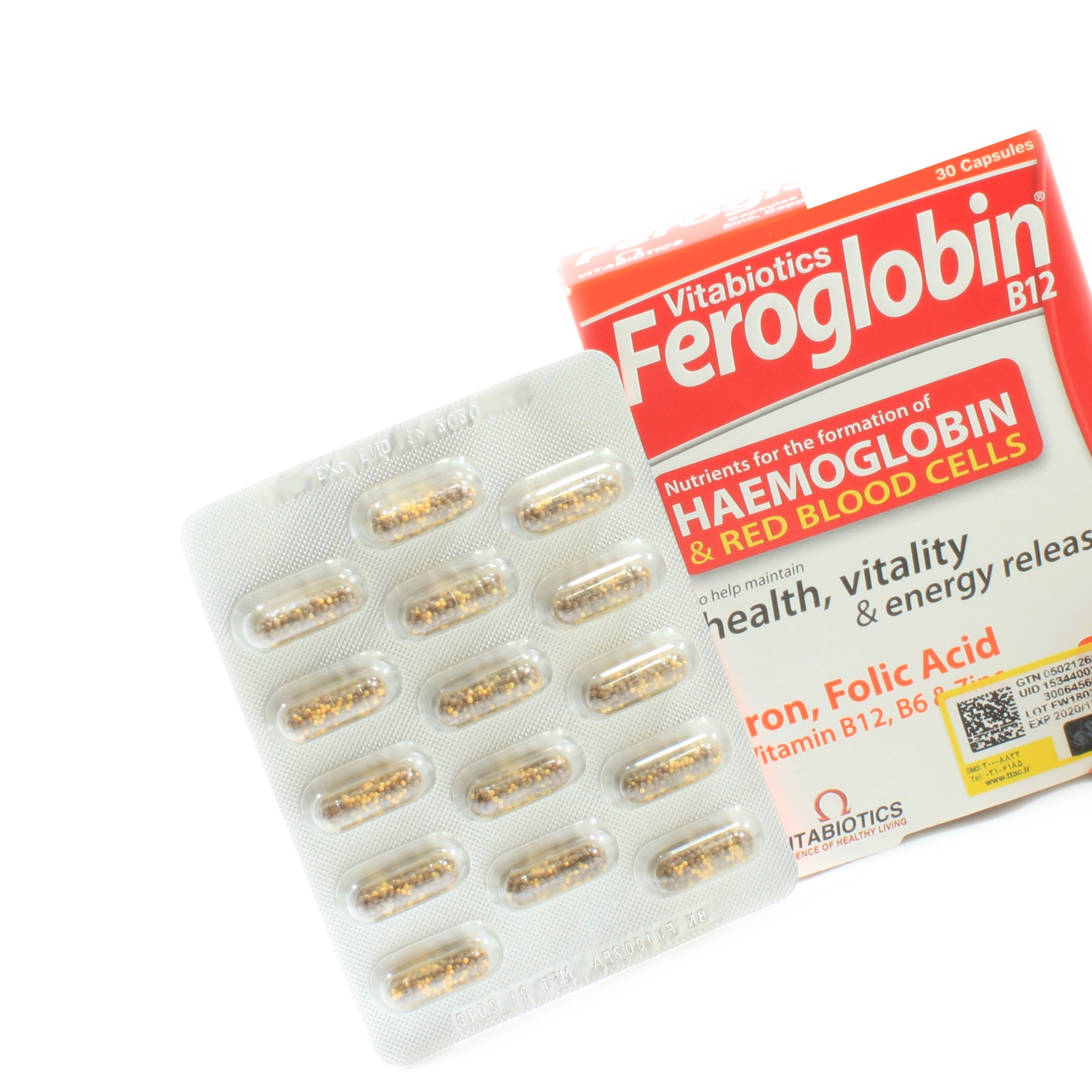 کپسول فروگلوبین ب 12 ویتابیوتیکس