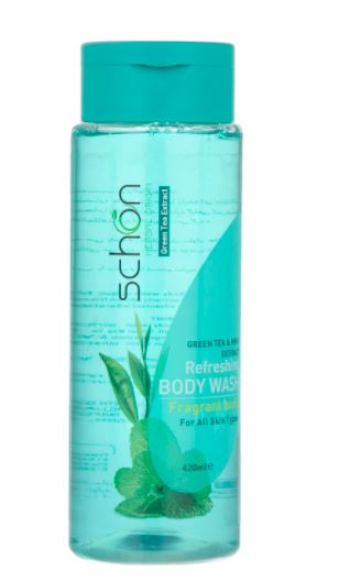 شامپو بدن چای سبز و نعنا شون