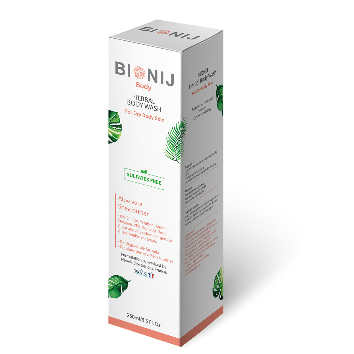 شامپو گیاهی Body بیونیج (پوست خشک)